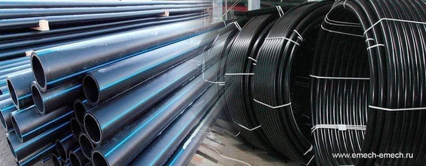 Водопроводная ПНД труба из полиэтилена